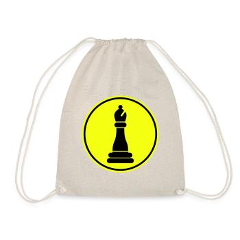Schachfigur symbol - Turnbeutel - Natur - Vorne