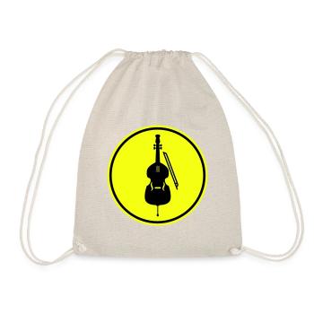 Icône de violon - Sac de sport léger - nature - Devant