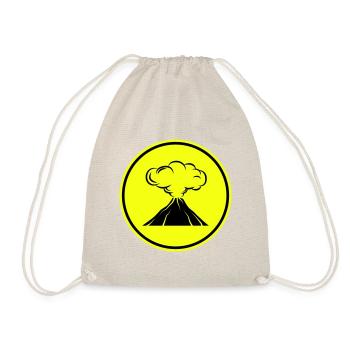 Icône de volcan - Sac de sport léger - nature - Devant