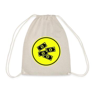 Cash Money Symbol - Drawstring Bag - nature - Front