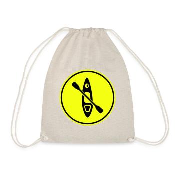 Canoe icon - Drawstring Bag - nature - Front