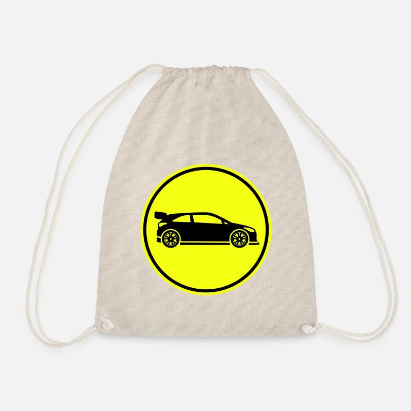 Auto Rennfahrer - Turnbeutel - Natur