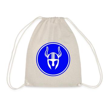 Viking Helmet - Drawstring Bag - nature - Front