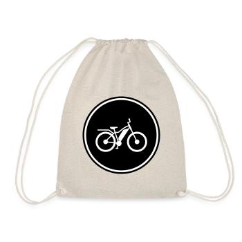 ebike bike - Drawstring Bag - nature - Front