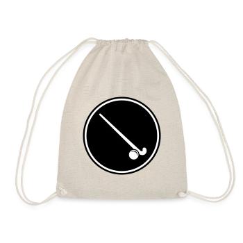 Field Hockey icon icon - Drawstring Bag - nature - Front