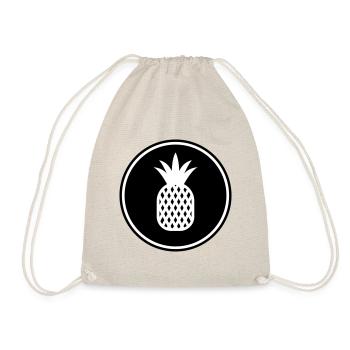 ananas frucht - Turnbeutel - Natur - Vorne