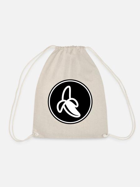 Banane Icon - Turnbeutel - Natur