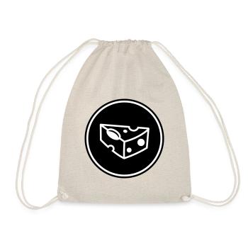 Cheese Symbol - Drawstring Bag - nature - Front
