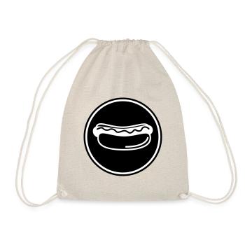 Hotdog Symbol - Turnbeutel - Natur - Vorne