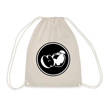 Apple icon vitamins - Drawstring Bag - nature - Front