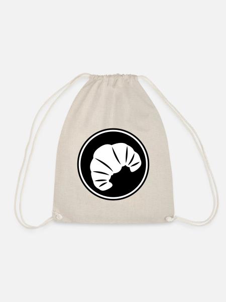 Croissant Symbol - Turnbeutel - Natur