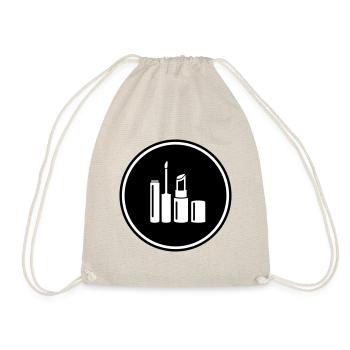 Make Up Cosmetics Icon - Drawstring Bag - nature - Front