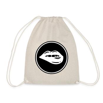 Symbole de lèvre - Sac de sport léger - nature - Devant