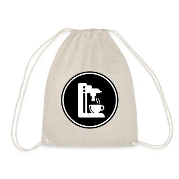 Coffee machine symbol - Drawstring Bag - nature - Front