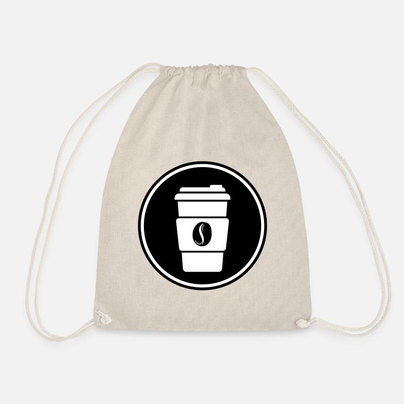 Kaffee Symbol - Turnbeutel - Natur