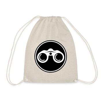Binoculars icon - Drawstring Bag - nature - Front