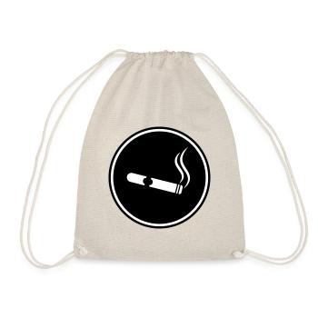 Cigar Symbol - Drawstring Bag - nature - Front