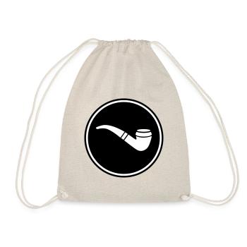 Smoking a pipe - Drawstring Bag - nature - Front