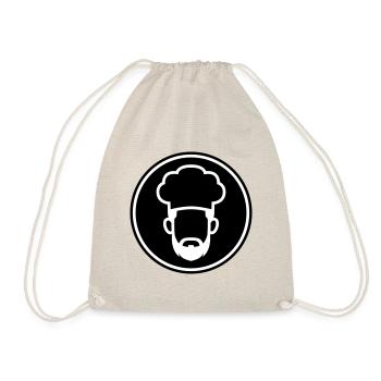 Symbole d'icône de chapeau de cuisinier - Sac de sport léger - nature - Devant