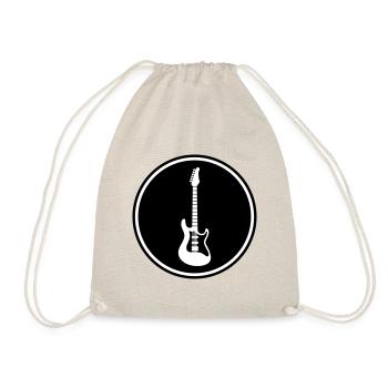Symbole de guitare - Sac de sport léger - nature - Devant