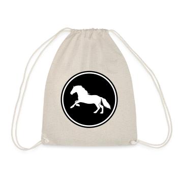 Pferd Horse icon - Turnbeutel - Natur - Vorne