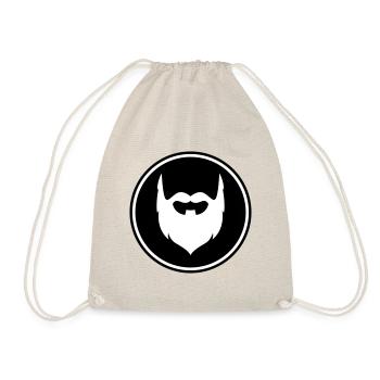 Symbole de barbe - Sac de sport léger - nature - Devant