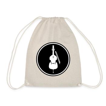 Symbole de l’icône du violon - Sac de sport léger - nature - Devant