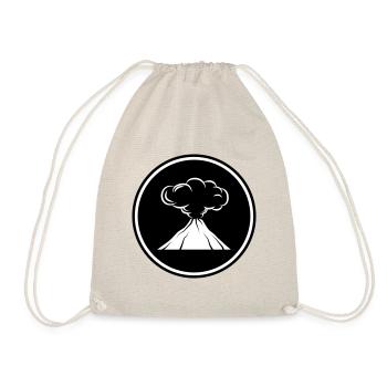 symbole d'icône de volcan - Sac de sport léger - nature - Devant