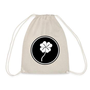 Trèfle porte-bonheur - Sac de sport léger - nature - Devant