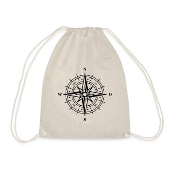 symbole de la boussole - Sac de sport léger - nature - Devant
