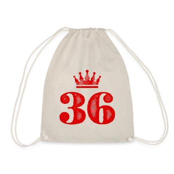 36 Couronne numérique - Sac de sport léger - nature - Devant
