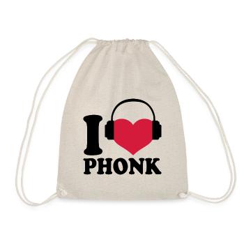 J'adore La Phonk - Aime La Musique Phonk - Sac de sport léger - nature - Devant