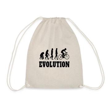 Evolution Radfahren - Turnbeutel - Natur - Vorne