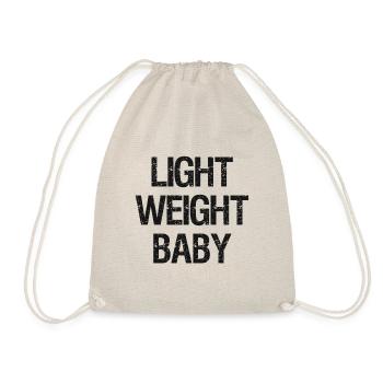 Light Weight Baby - Bodybuilding Training Gym - Turnbeutel - Natur - Vorne