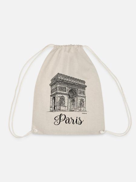 P.D. Moreno Triumphbogen Paris - Turnbeutel - Natur