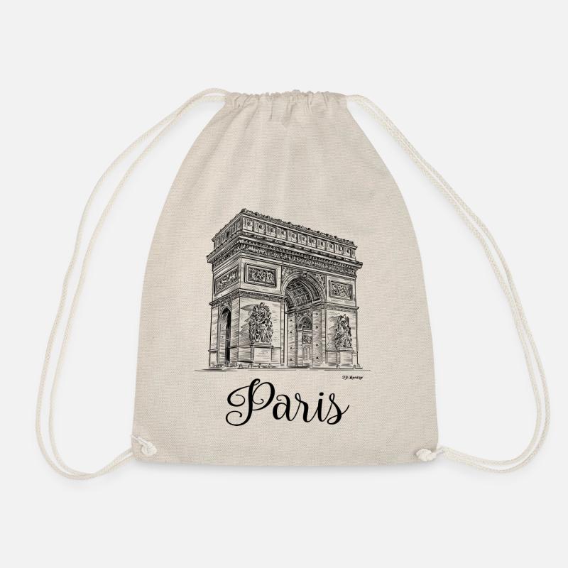 P.D. Moreno Triumphbogen Paris - Turnbeutel - Natur