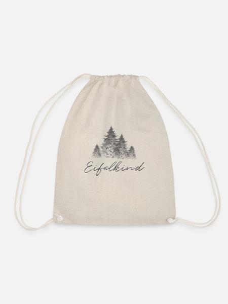 Eifelkind Spruch für Eifelkinder Geschenk - Turnbeutel - Natur