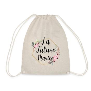 la future mariée evjf cadeau mariée - Sac de sport léger - nature - Devant
