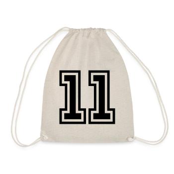 11 Symbole numérique - Sac de sport léger - nature - Devant