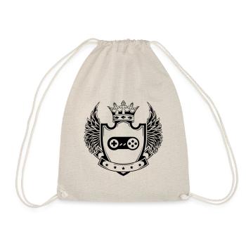 Gamepad Coat of Arms Gamer - Drawstring Bag - nature - Front