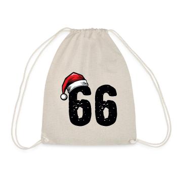 66 Numéro Noël - Sac de sport léger - nature - Devant