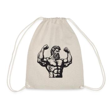 Bodybuilder Muscles Workout Gym - Sac de sport léger - nature - Devant