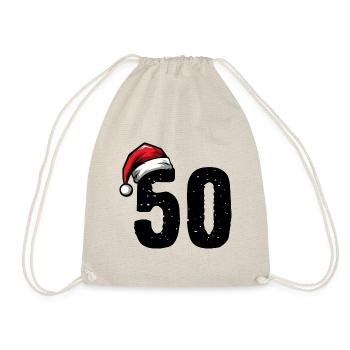 50 Numéro de Noël - Sac de sport léger - nature - Devant