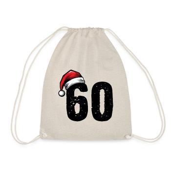 60 Numéro Noël - Sac de sport léger - nature - Devant