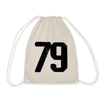 79 number jersey - Drawstring Bag - nature - Front