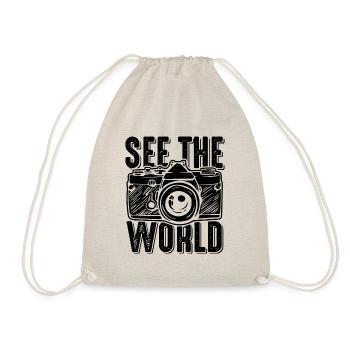 Travel Photographer Travel - Drawstring Bag - nature - Front