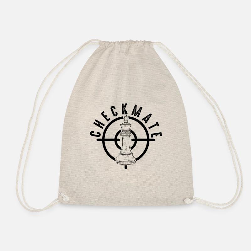 Checkmate Chess Chess - Drawstring Bag - nature