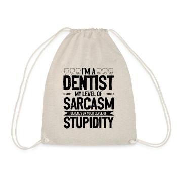 Dentiste sarcasme - Sac de sport léger - nature - Devant