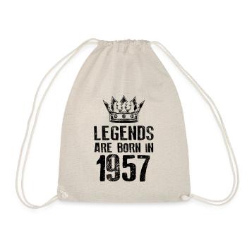 1957 legends born in - Turnbeutel - Natur - Vorne