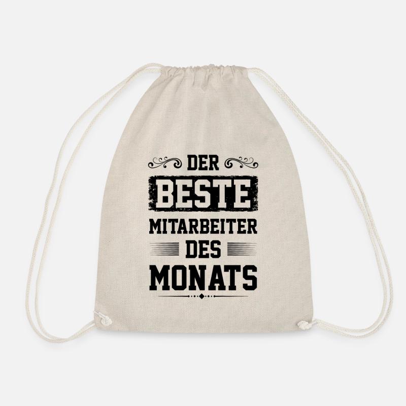 Mitarbeiter des Monats - Turnbeutel - Natur